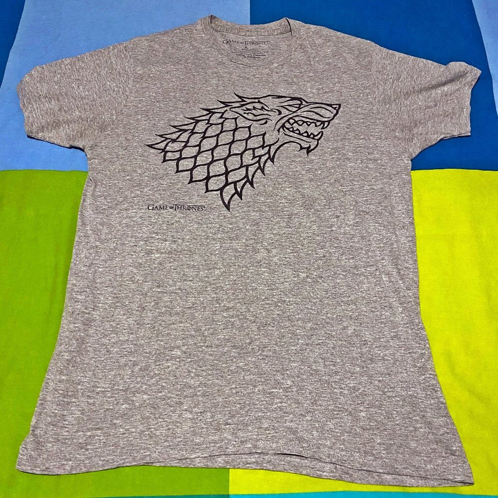 Gray Game of Thrones House Stark SS Tee